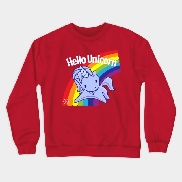 Altered Carbon - Hello Unicorn Crewneck Sweatshirt by BadCatDesigns